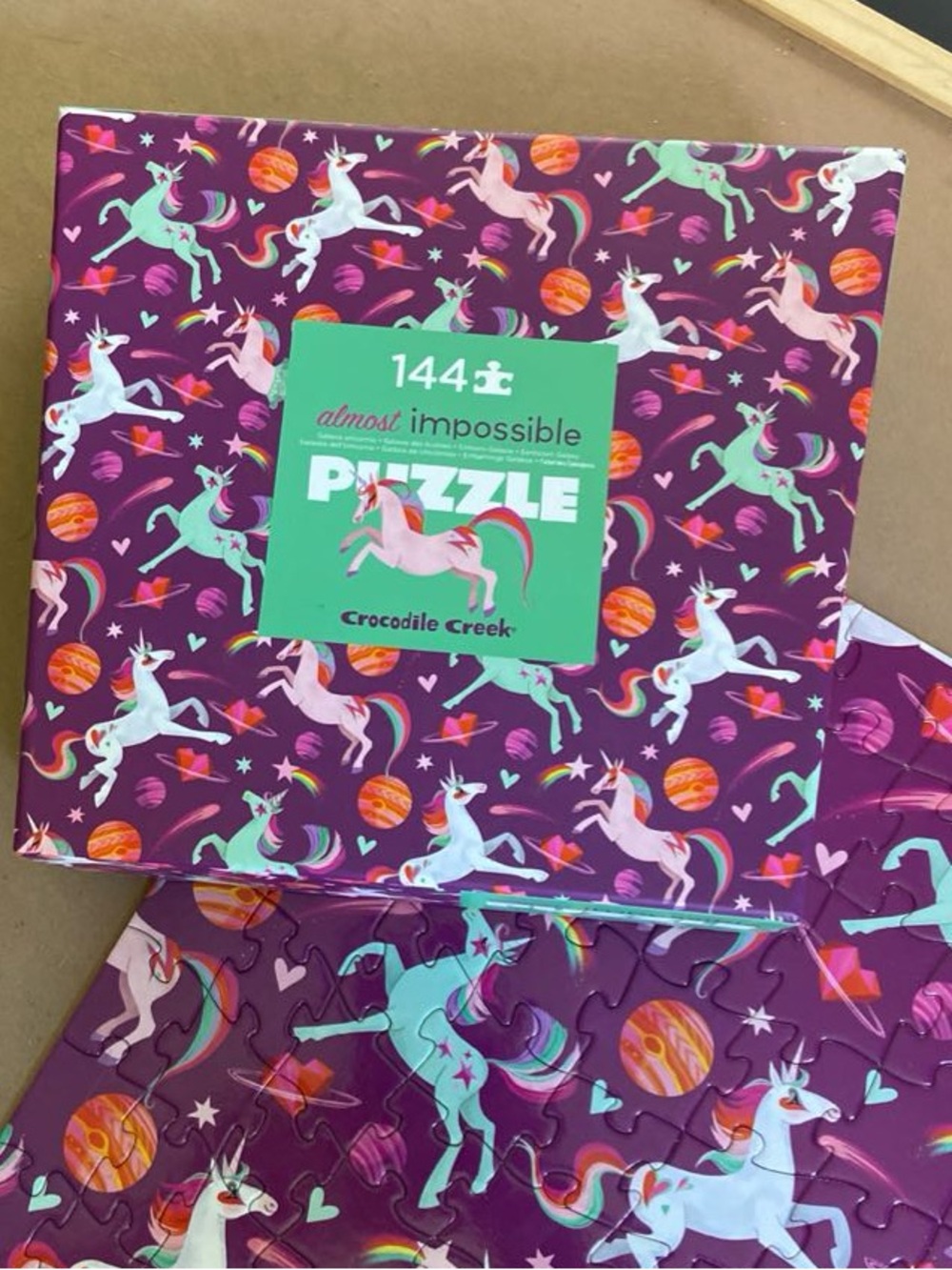 Crocodile Creek Unicorn Galaxy 144 🧩 Puzzle Almost Impossible 🎨 Elisa Chavarri
